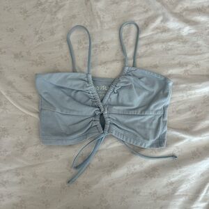 Aeropostale Soft Blue Bungee Cami